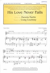 His Love Never Fails SATB choral sheet music cover